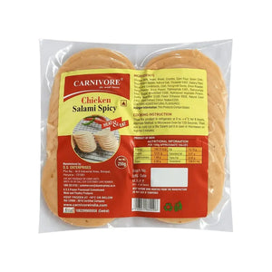 Carnivore Chicken Salami Sliced (Spicy) - 500g