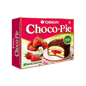 Orion Choco Pie (Strawberry) - 10pc