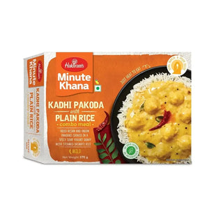 Haldiram Kadhi Pakora + Plain Rice - 375g