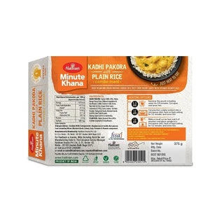 Haldiram Kadhi Pakora + Plain Rice - 375g