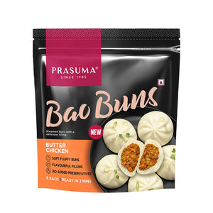 Prasuma Bao Buns (Butter Chicken) - 300g (6pcs)