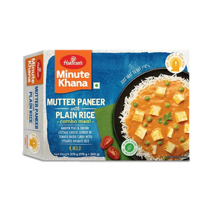 Haldiram Mutter Paneer + Plain Rice - 350g